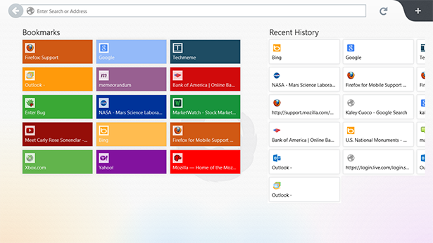 Firefox для Windows 8 с интерфейсом Metro