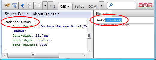 elements-autocompletion Elements side panel autocompletion