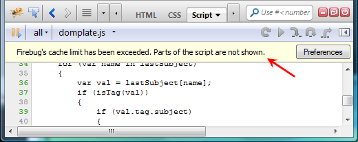 script-cachelimit