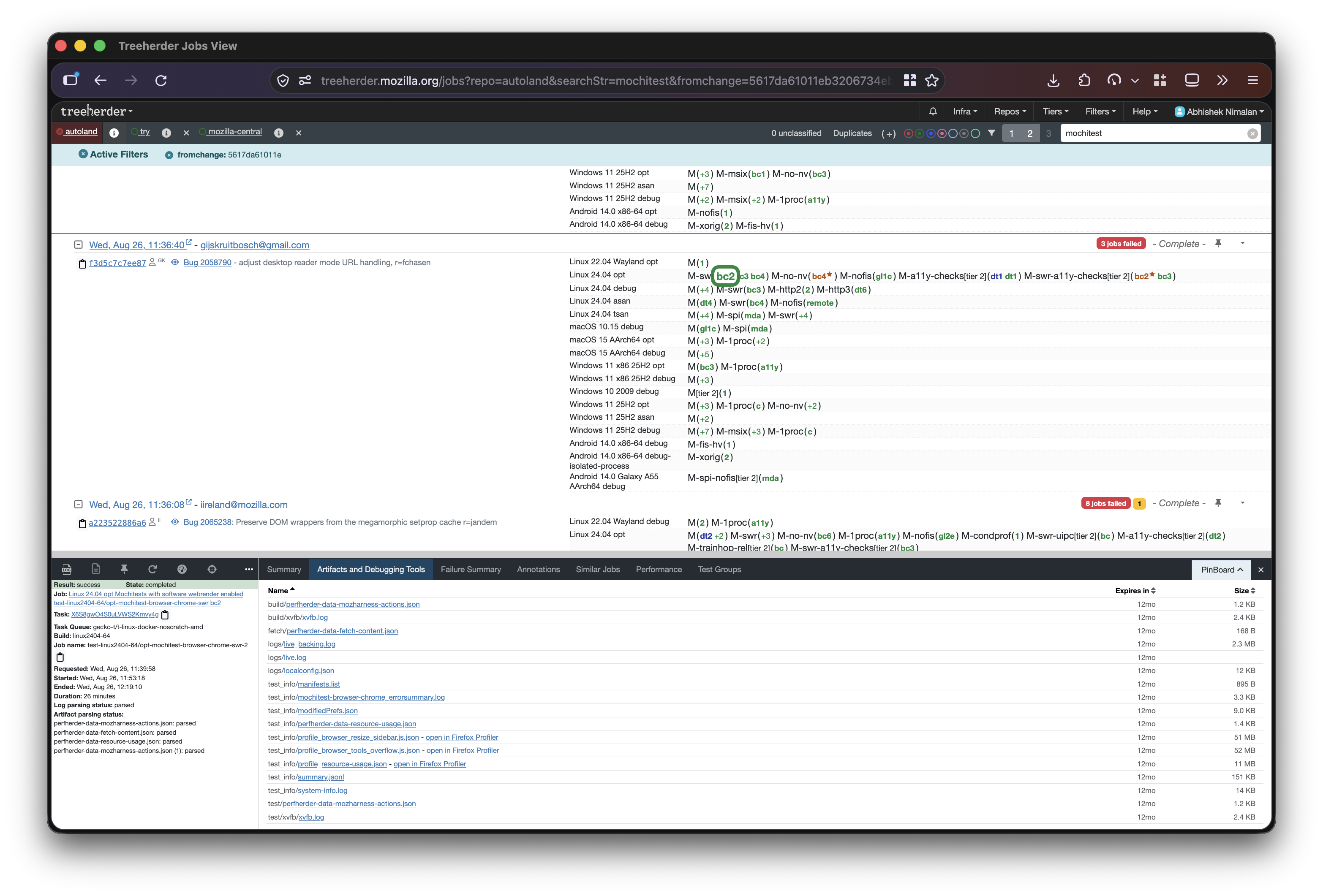 Mochitest tests running in CI produce symbolicated profiles