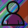 Icon merged with background image