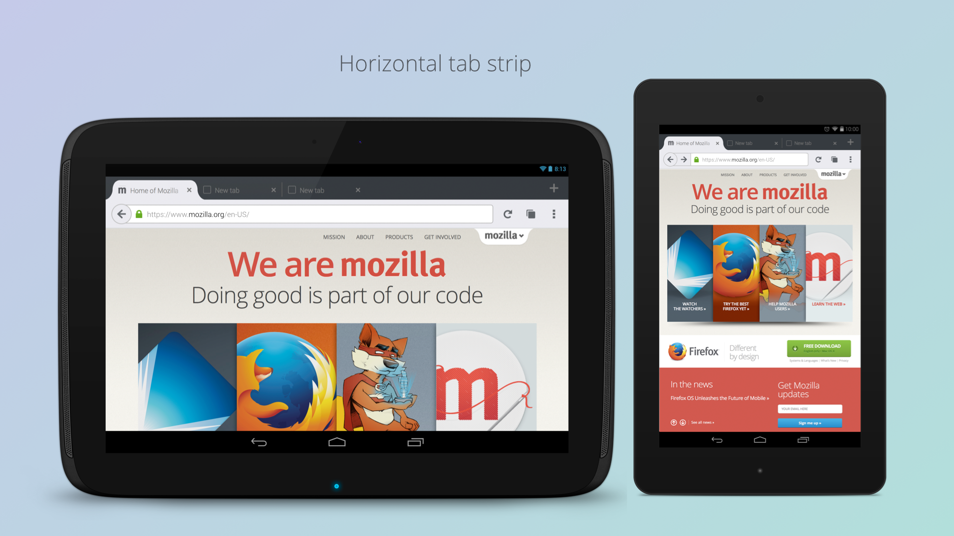 Get the tablet experience you deserve with Firefox for iPad