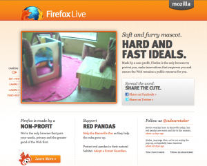 Firefox Live Firefox Live website