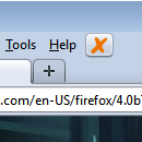 Icon in menubar, Windows