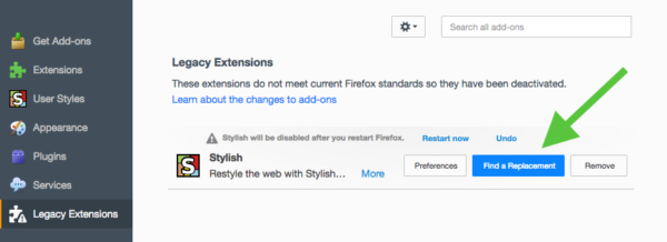 Mozilla recommends a Firefox extensions that appears to be a copycat -  gHacks Tech News