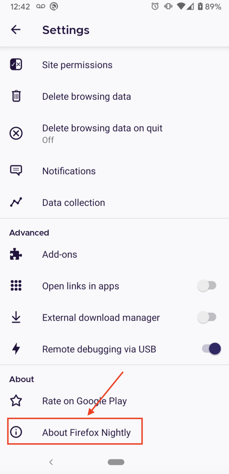 Expanded extension support in Firefox for Android Nightly Mozilla Add