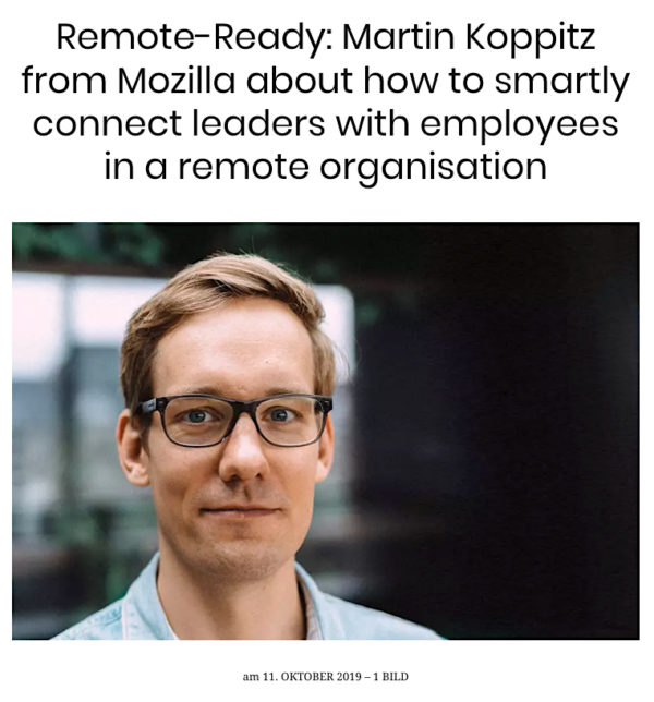 Screenshot of Martin Koppitz in Digital Leute magazine
