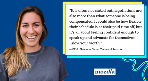 A technical recruiter for Mozilla on how companies can attract more women talent