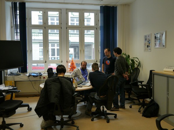 Community members at the April 2014 German doc sprint