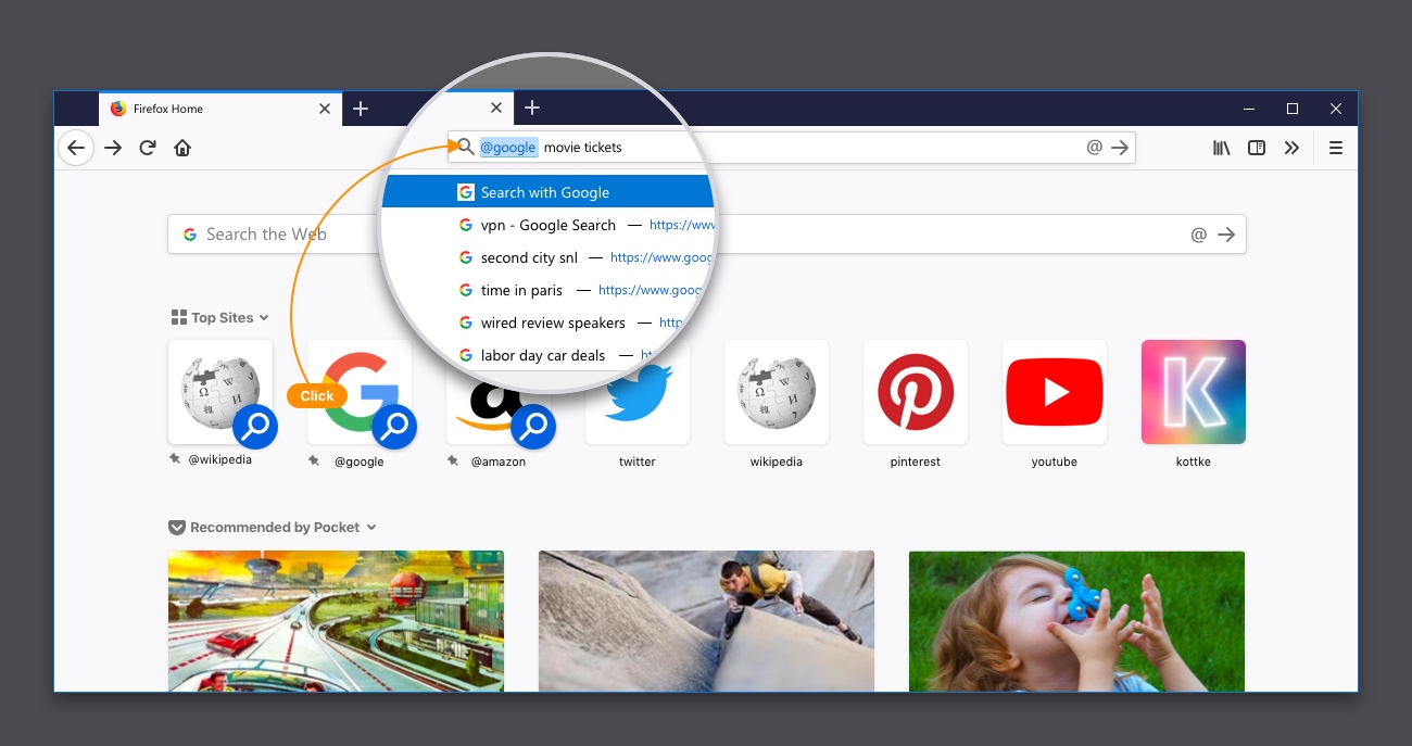 Better Search with Web Search Pro (FireFox)