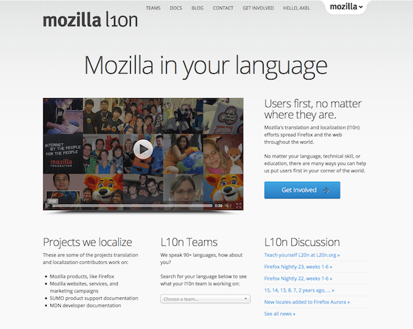 l10n.mozilla.org with the theme