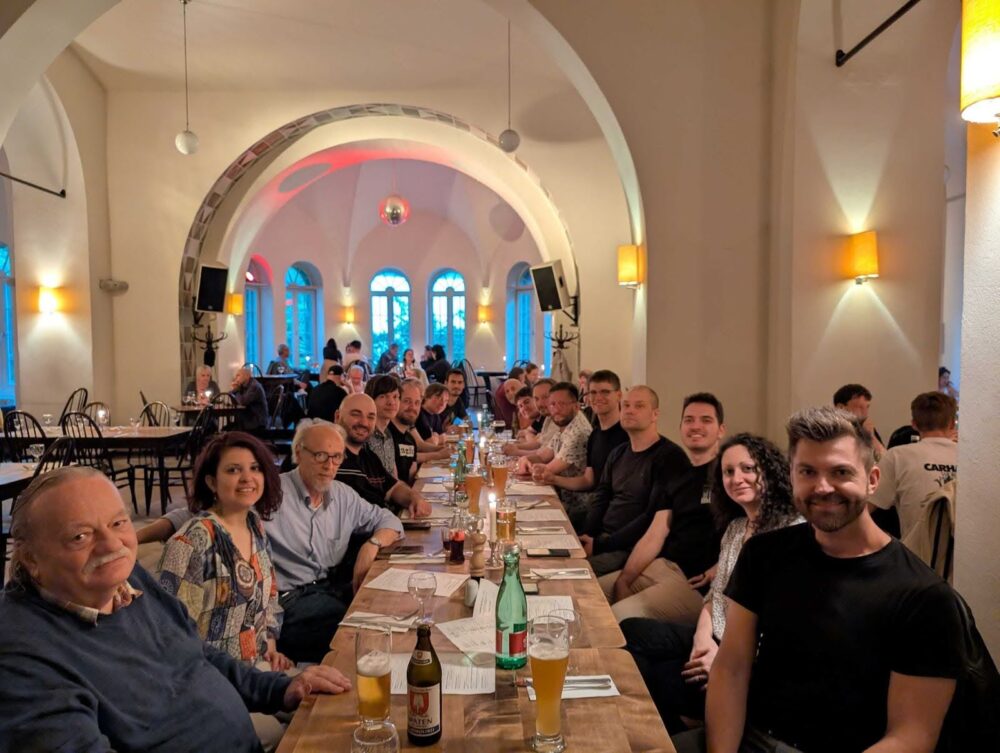 Group dinner for the localization event in Berlin