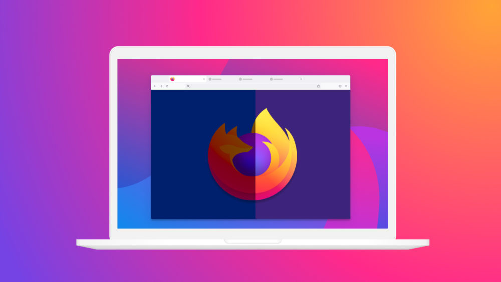 Una ilustración muestra el logotipo de Firefox en una pantalla.