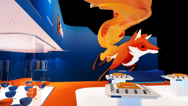 Estande da Mozilla no Mobile World Congress 2015, Hall 3, estande 3C30