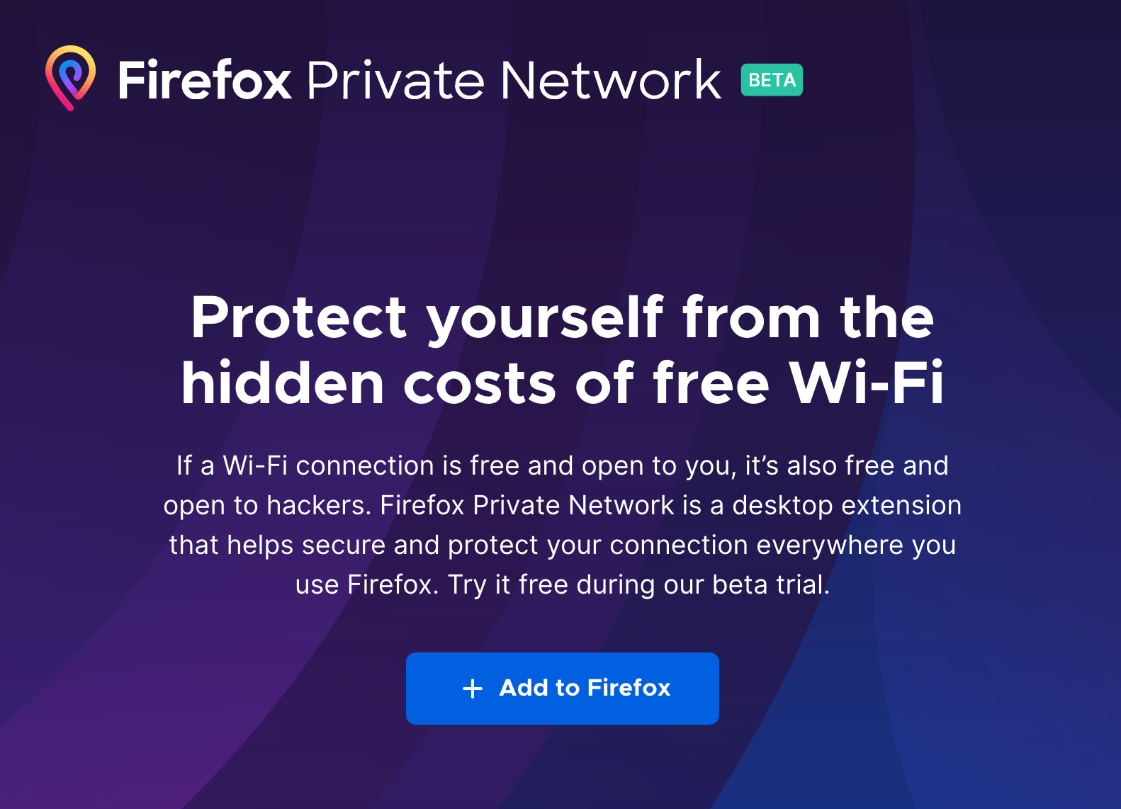 Visuel Firefox Private Network