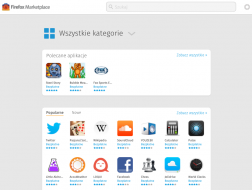 Firefox Markeplace home