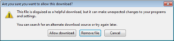 Unsafe Download Button Example Enhancing Download Protection in Firefox - Mozilla Security Blog