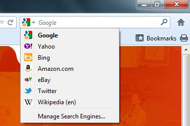 what is the problem with mozilla firefox search engine