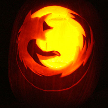 Firefox Halloween Pumpkin