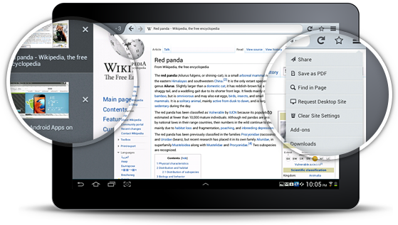 Firefox for Tablets