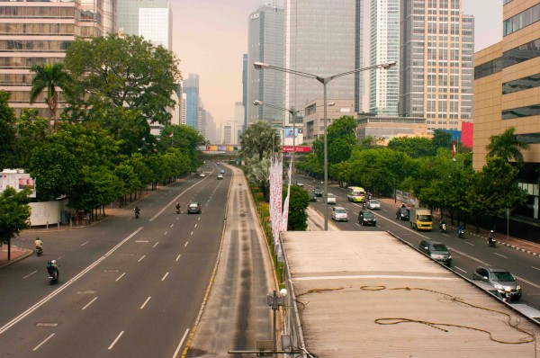 Central Jakarta (on a Saturday morning without traffic)