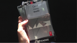 My conference badge!