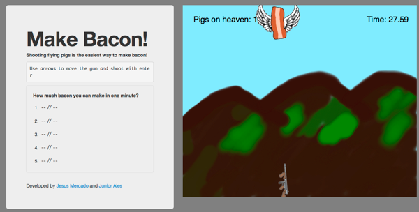 Make Bacon game screenshot