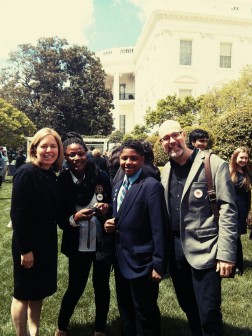 Mozilla and Hive kids at the White House Science Fair