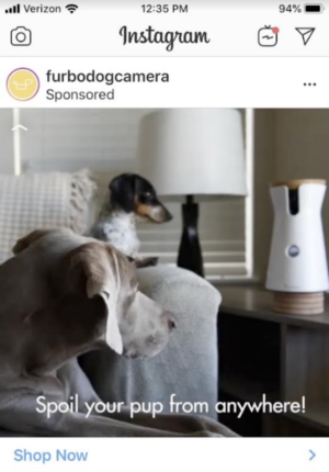 Behavioral Profiling: Furbo Dog Camera Ad