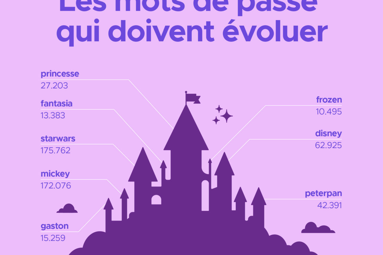 Les noms de princesse comme mots de passe pour Disney+ et vos autres