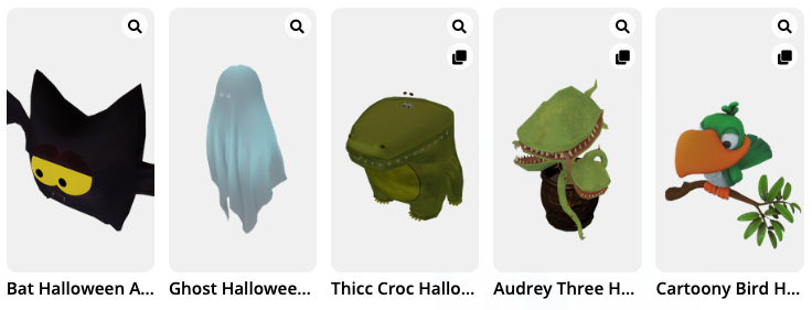 Virtual Halloween costumes in Mozilla Hubs