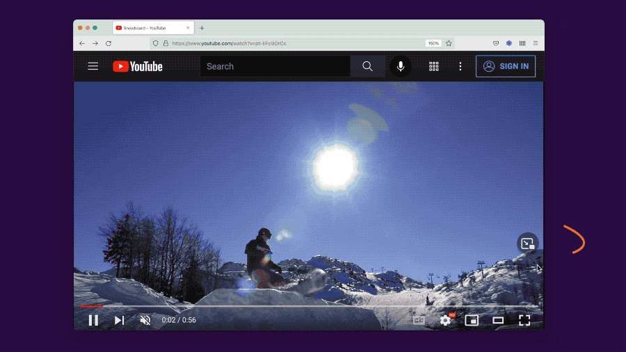 A gif shows how to watch various sports by using the multi picture-in-picture on Firefox.