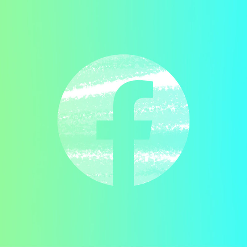An illusration shows the Facebook logo faded.