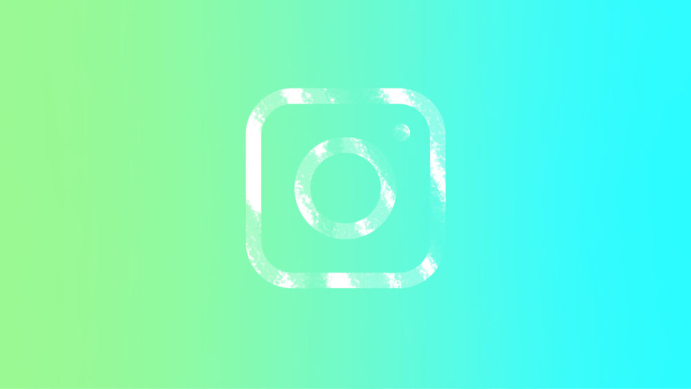 An illusration shows the Instagram logo faded.