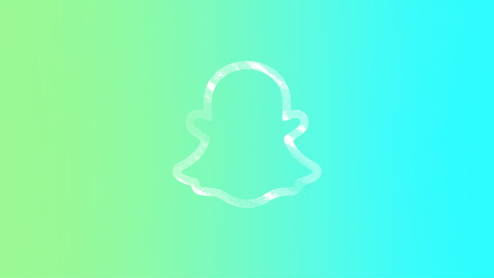 An illusration shows the Snapchat logo faded.
