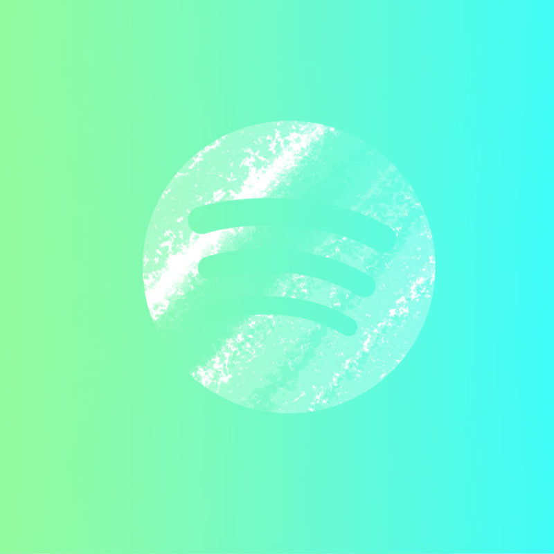 An illusration shows the Spotify logo faded.