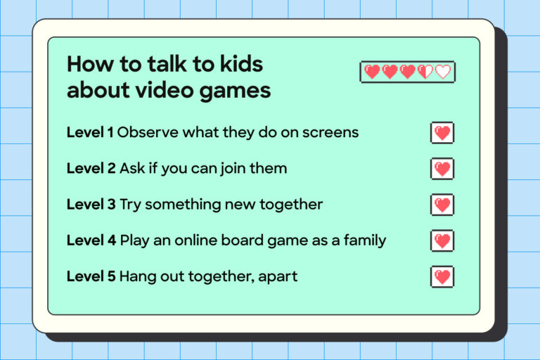 How to talk to kids about video games