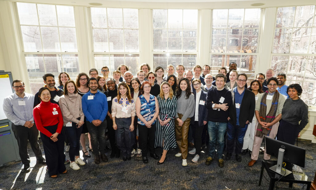 Group photo of the participants at The Columbia Convening on Openness and AI in February