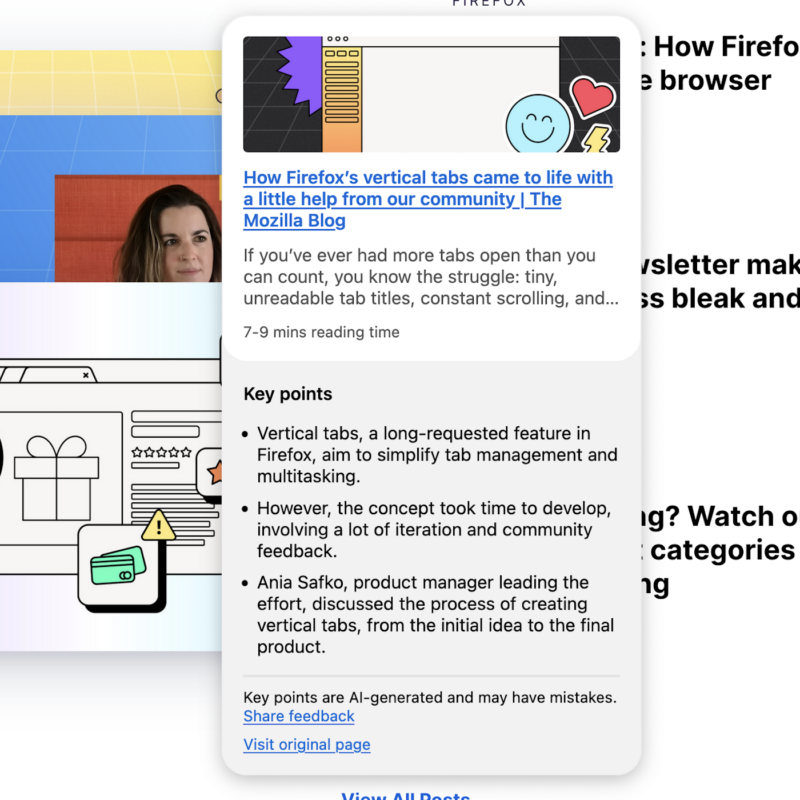 screenshot of link preview of a mozilla blog post