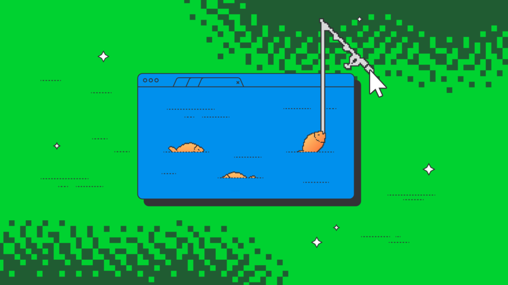 Cozy games: A slower pace, and a place to belong Ursus Minor Pixel art fish in a browser window with a cursor hovering on a fishing rod.