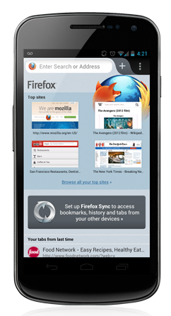 firefox for android phone