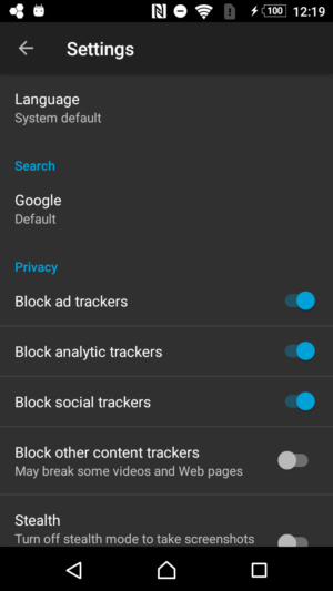 open extra tab in firefox focus