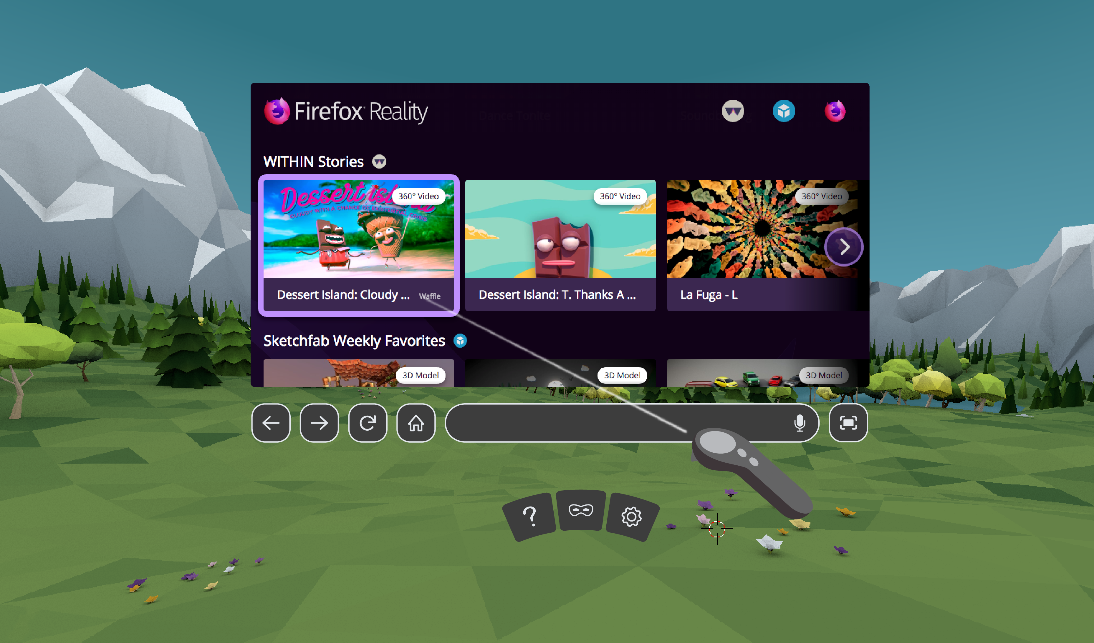 immersive web with Firefox Now available for Viveport, Oculus, and Daydream